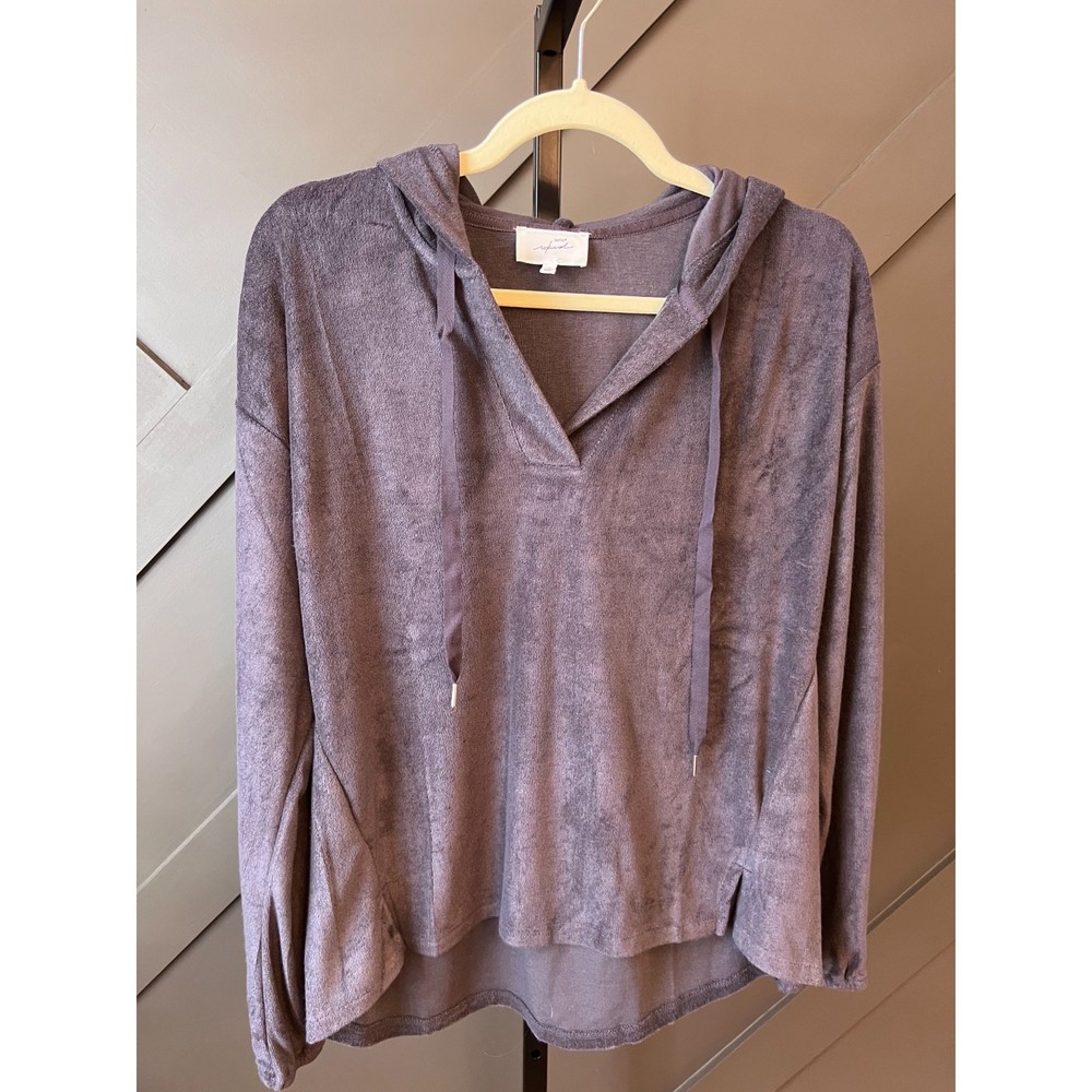 SOMA Weekend Super Soft Bamboo Knit Hoodie Pullover  S
